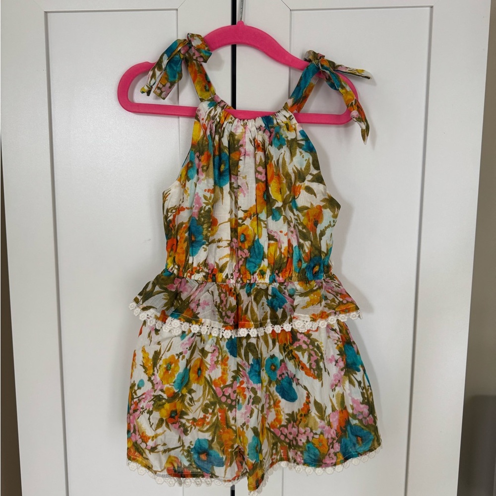 Zimmermann Girls Floral Kids Romper size 2